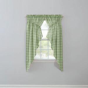 Brylanehome Buffalo Check Swag Pair, Sage
